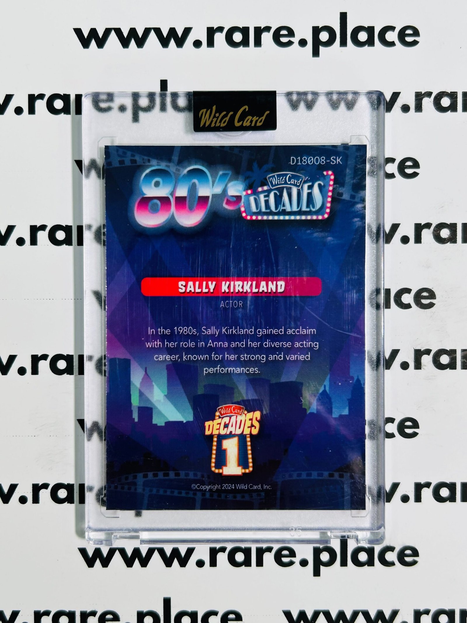 2024 Wild Card Decades Sally Kirkland 80's #D180O8-SK 1/1 - Image 2