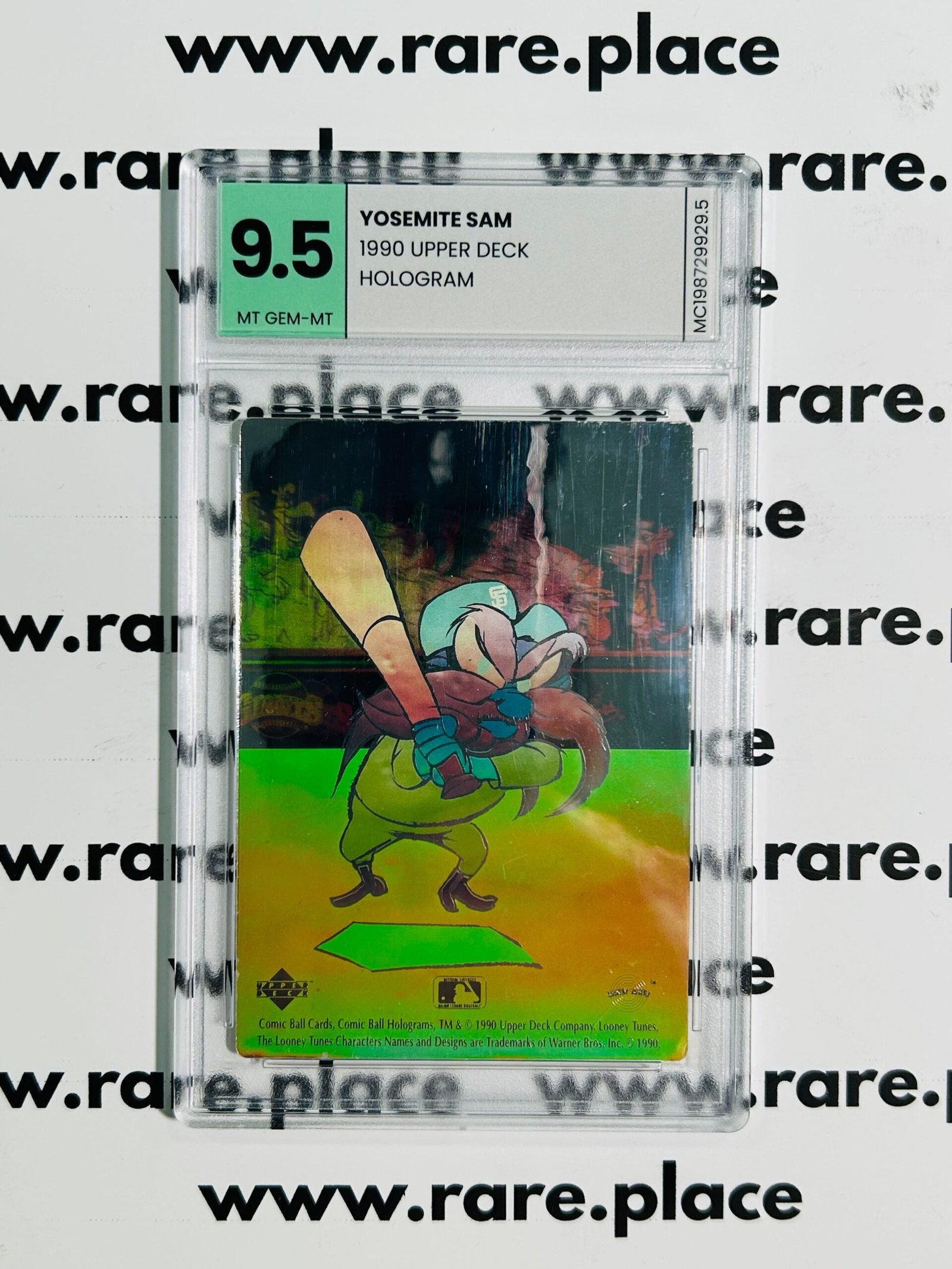 1990 Upper Deck – Yosemite Sam Hologram MT GEM-MT 9.5