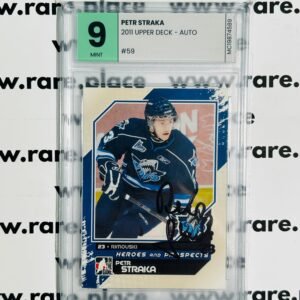 2011 Upper Deck – Auto Petr Straka #59 MINT 9