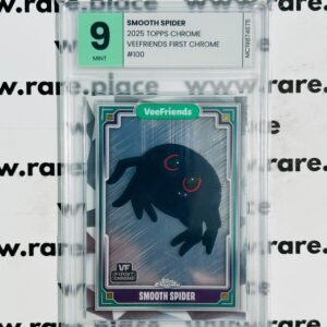 2025 Topps Chrome Smooth Spider Veefriends First Chrome #100 MINT 9