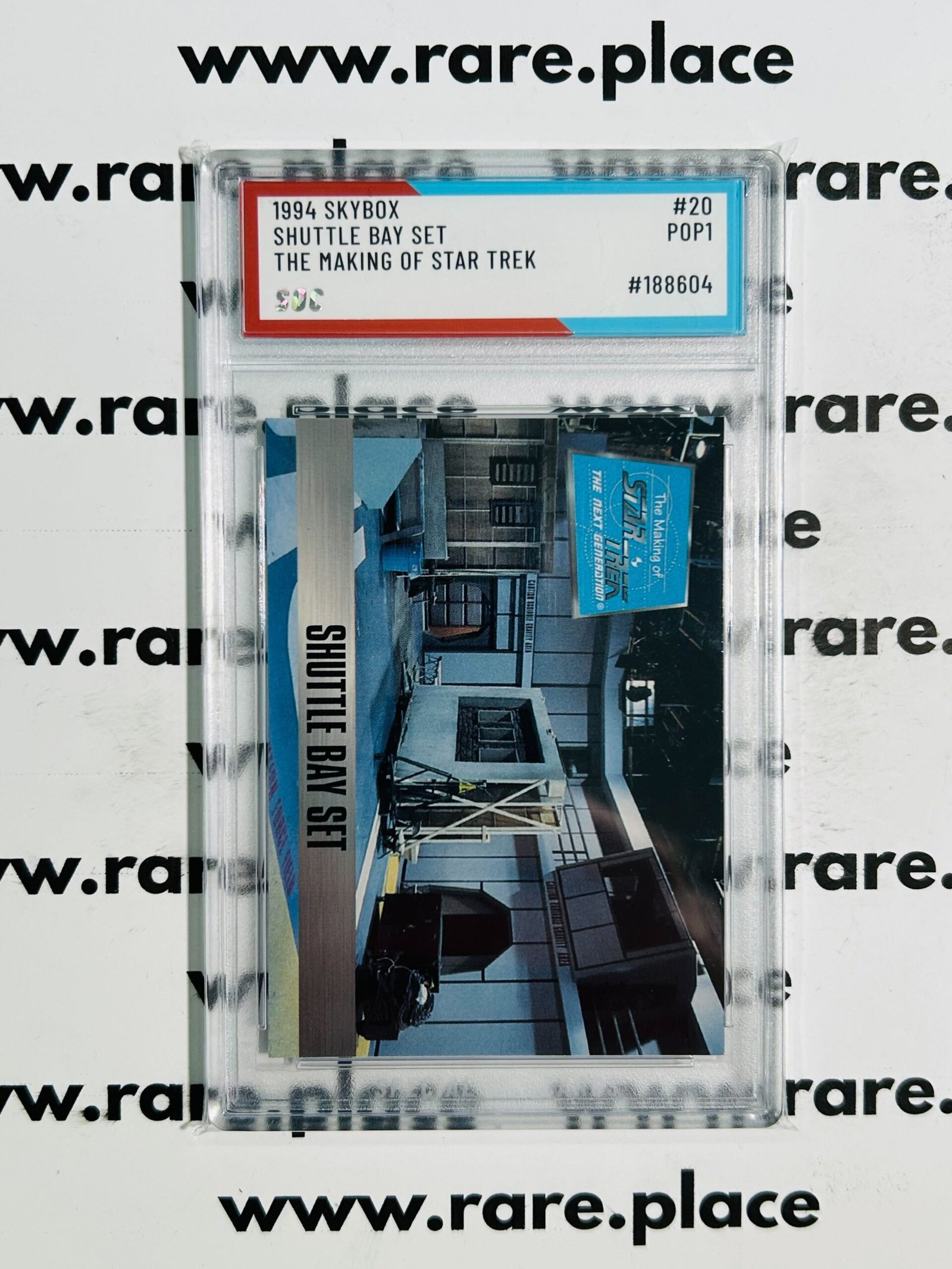 1994 Skybox Shuttle Bay Set The Making of Star Trek #20 SOC POP1