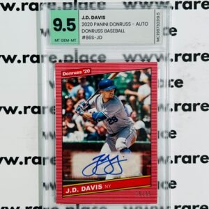 2020 Panini Donruss - Auto J.D. Davis Donruss Baseball #86S-JD MT-GEM MT 9.5