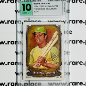 2024 Topps Allen & Ginter Reggie Jackson The World's Champions #226 GEM MINT 10