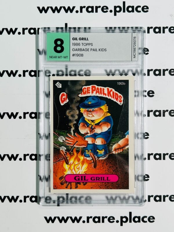 1986 Topps – Gil Grill Garbage Pail Kids #190B Near MT-MT 8