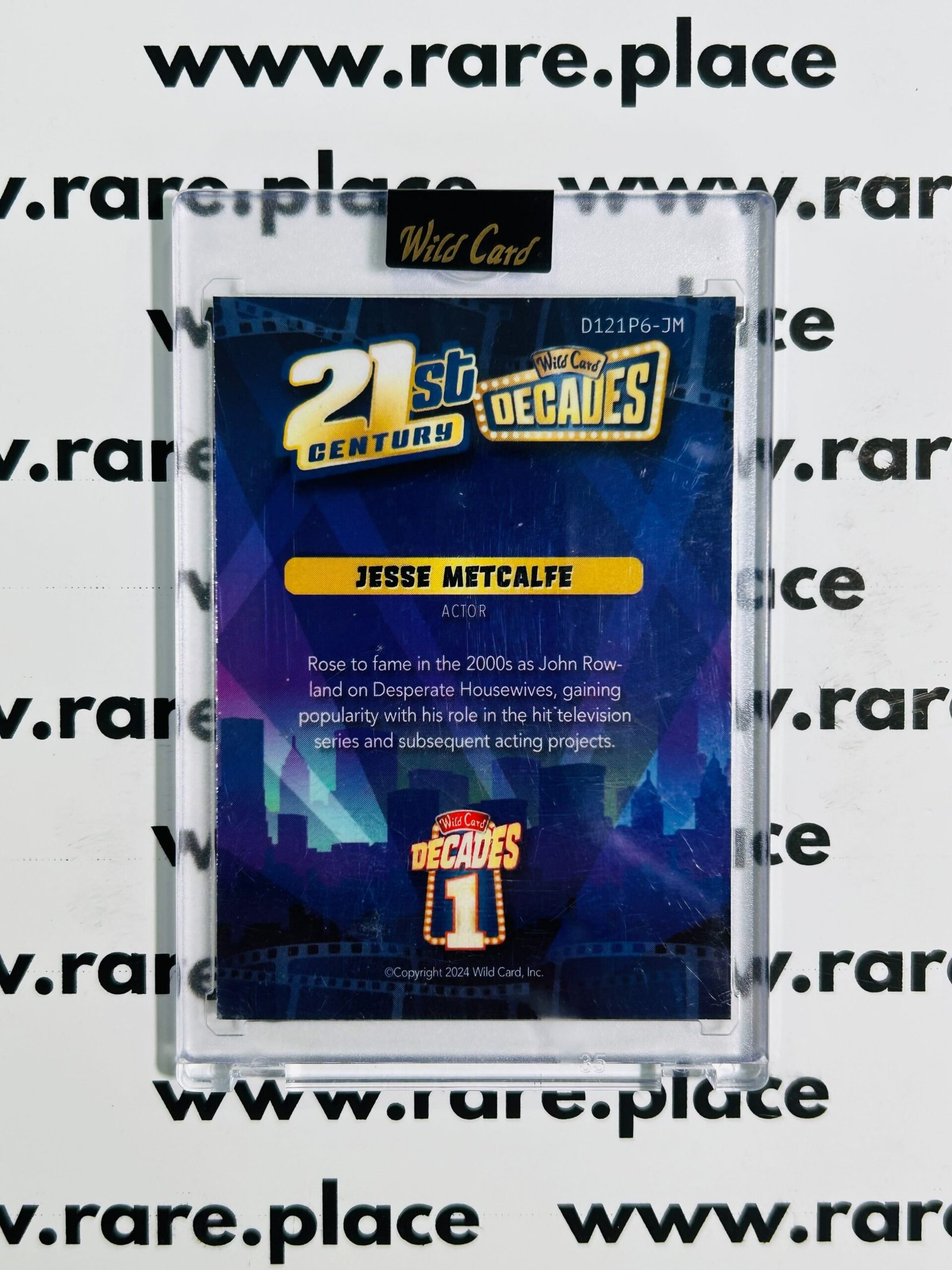 2024 Wild Card Decades Jesse Metcalfe 21st Century #D121P6-JM 1/1 - Image 2