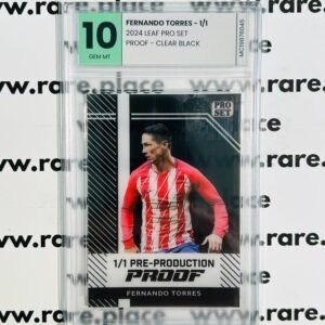 2024 Leaf Pro Set – Fernando Torres 1/1 Proof Clear Black GEM MINT 10