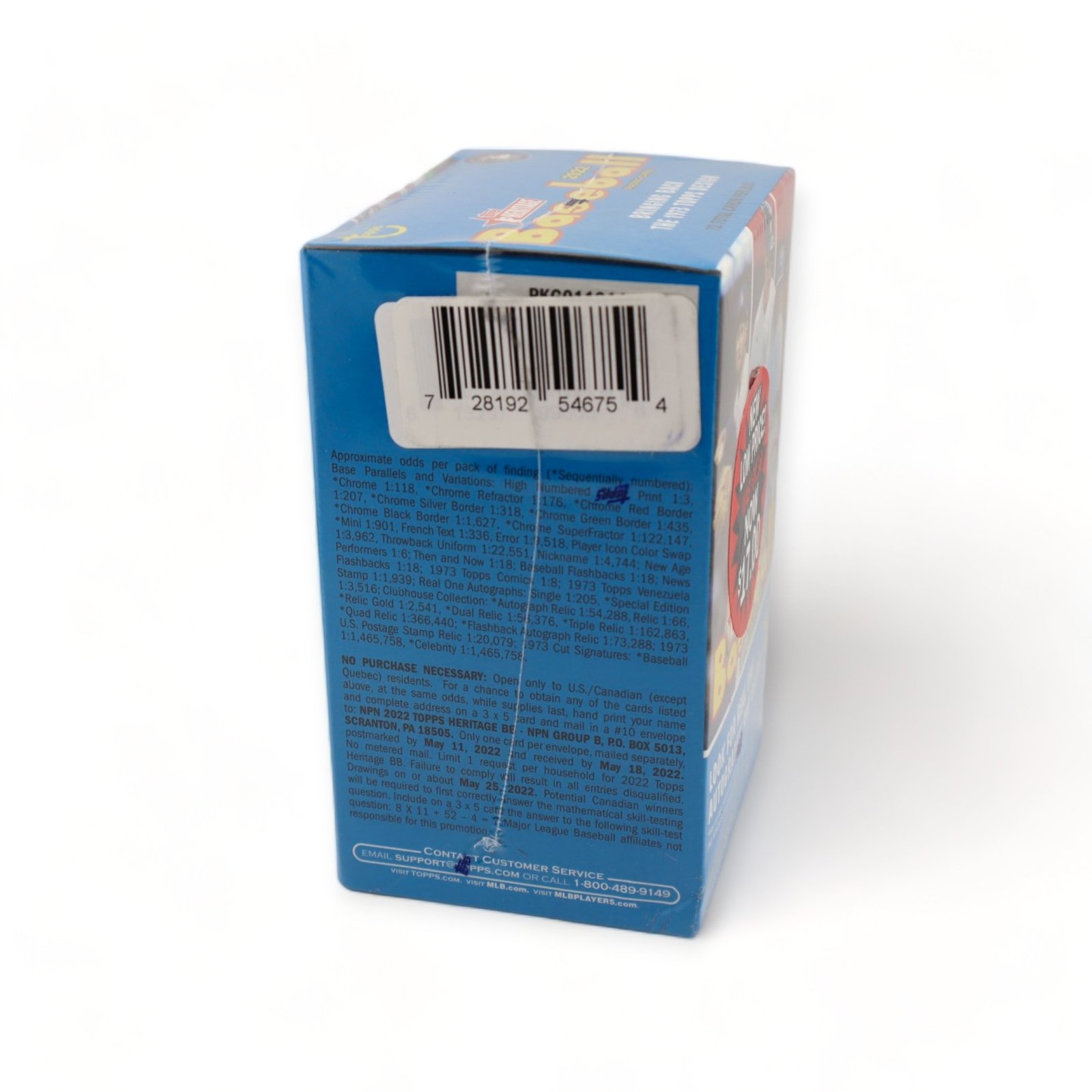 2022 TOPPS Heritage Baseball Hobby Box - Wax Sealed Box - Image 4