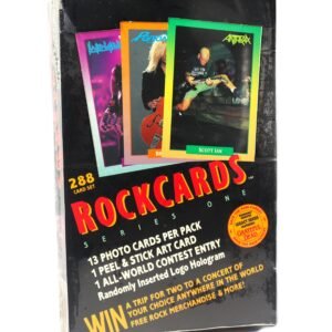 1991 RockCards- Series One 288 Cards Wax Sealed Box
