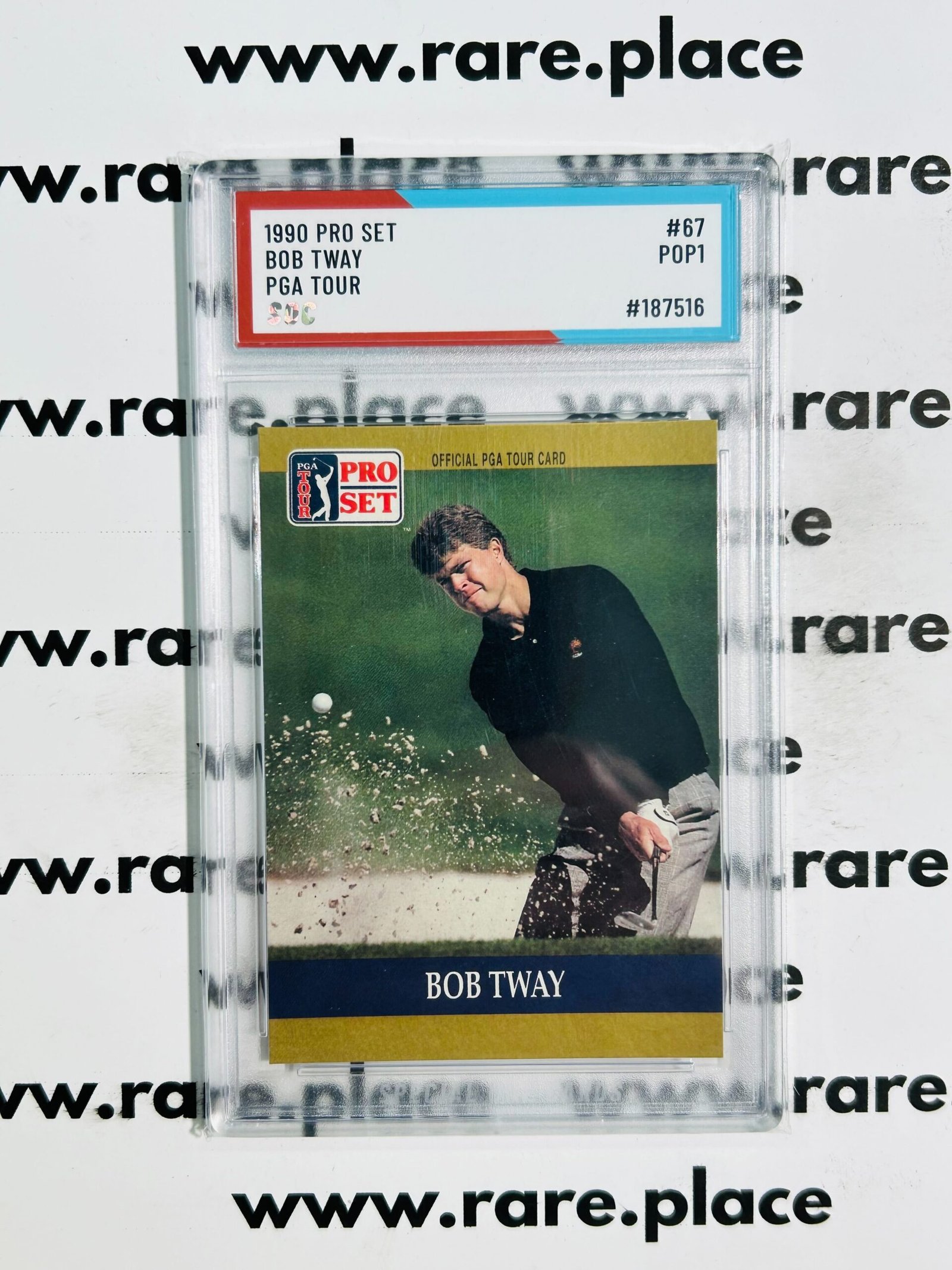 1990 Pro Set Bob Tway PGA Tour #67 SOC POP 1