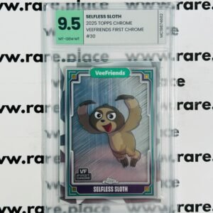 2025 Topps Chrome Selfless Sloth Veefriends First Chrome #30 MT-GEM MT 9.5