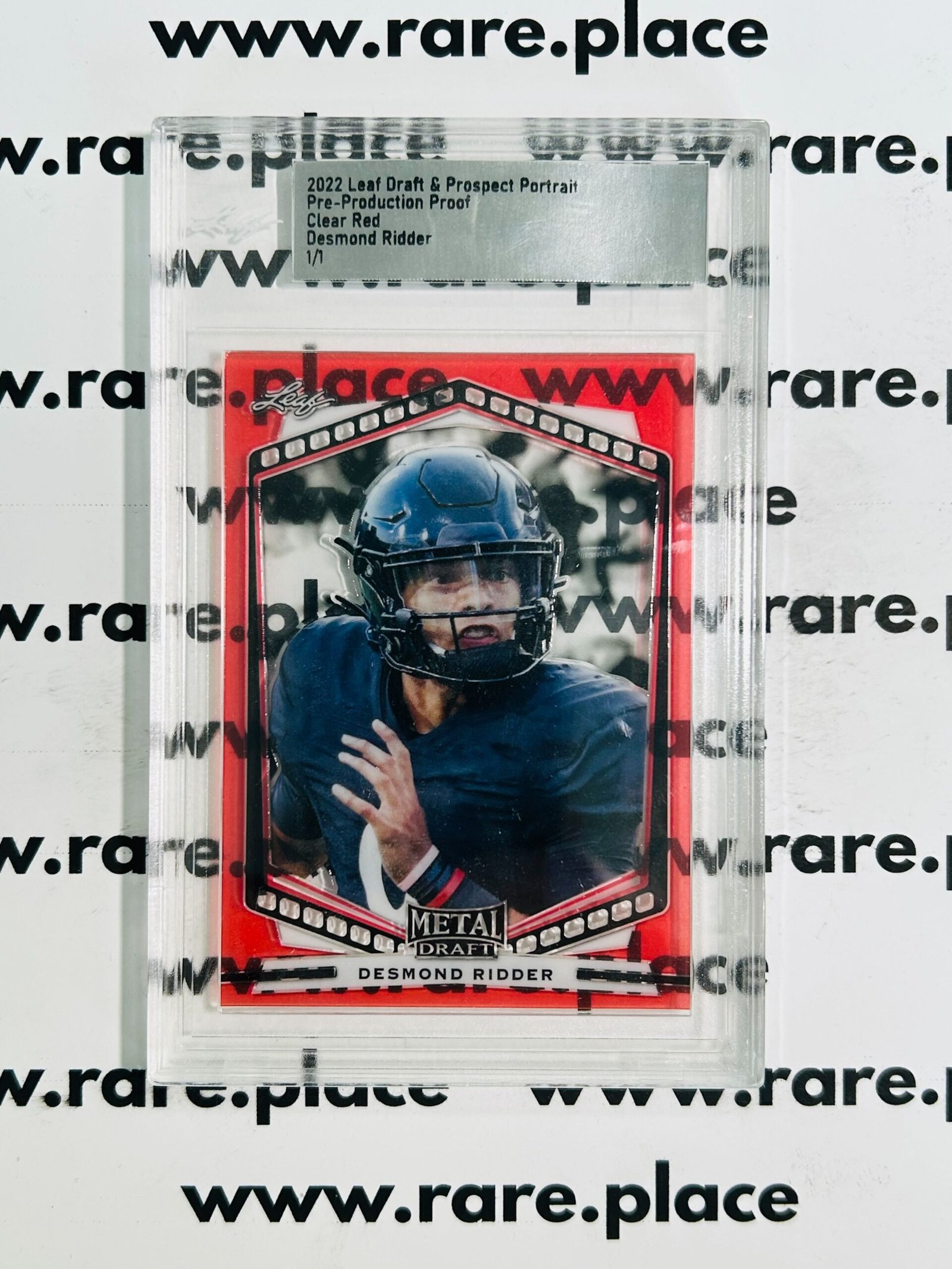 2022 Leaf Draft & Prospect Portrait Desmond Ridder Proof 1/1