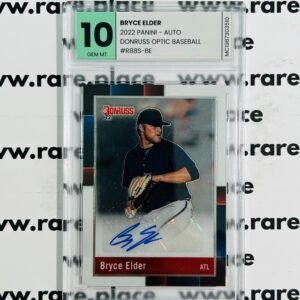 2022 Panini - Auto Bryce Elder Donruss Soccer Baseball #R88S-BE GEM MT 10