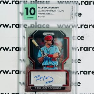 2022 Panini Prizm - Auto Paul Goldschmidt Prizm Baseball #S-PG GEM MT 10