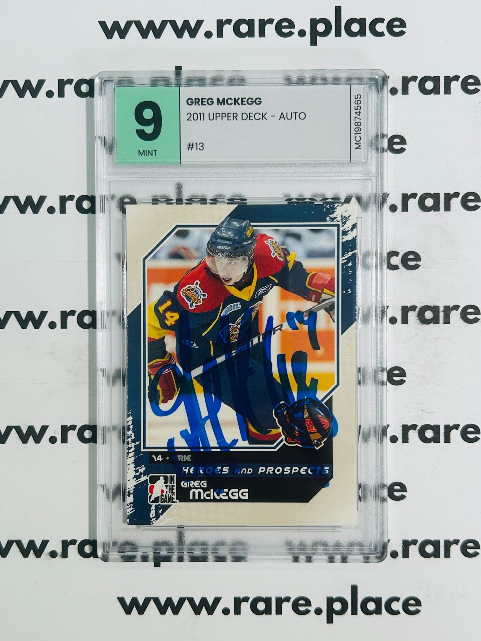 2011 Upper Deck - Auto Greg McKegg #13 Mint 9