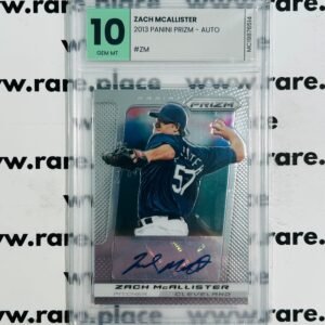 2013 Panini Prizm - Auto Zach McAllister #ZM GEM MT 10