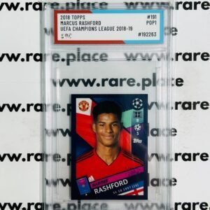 2018 Topps Marcus Rashford Uefa Champions League #191 SOC POP1