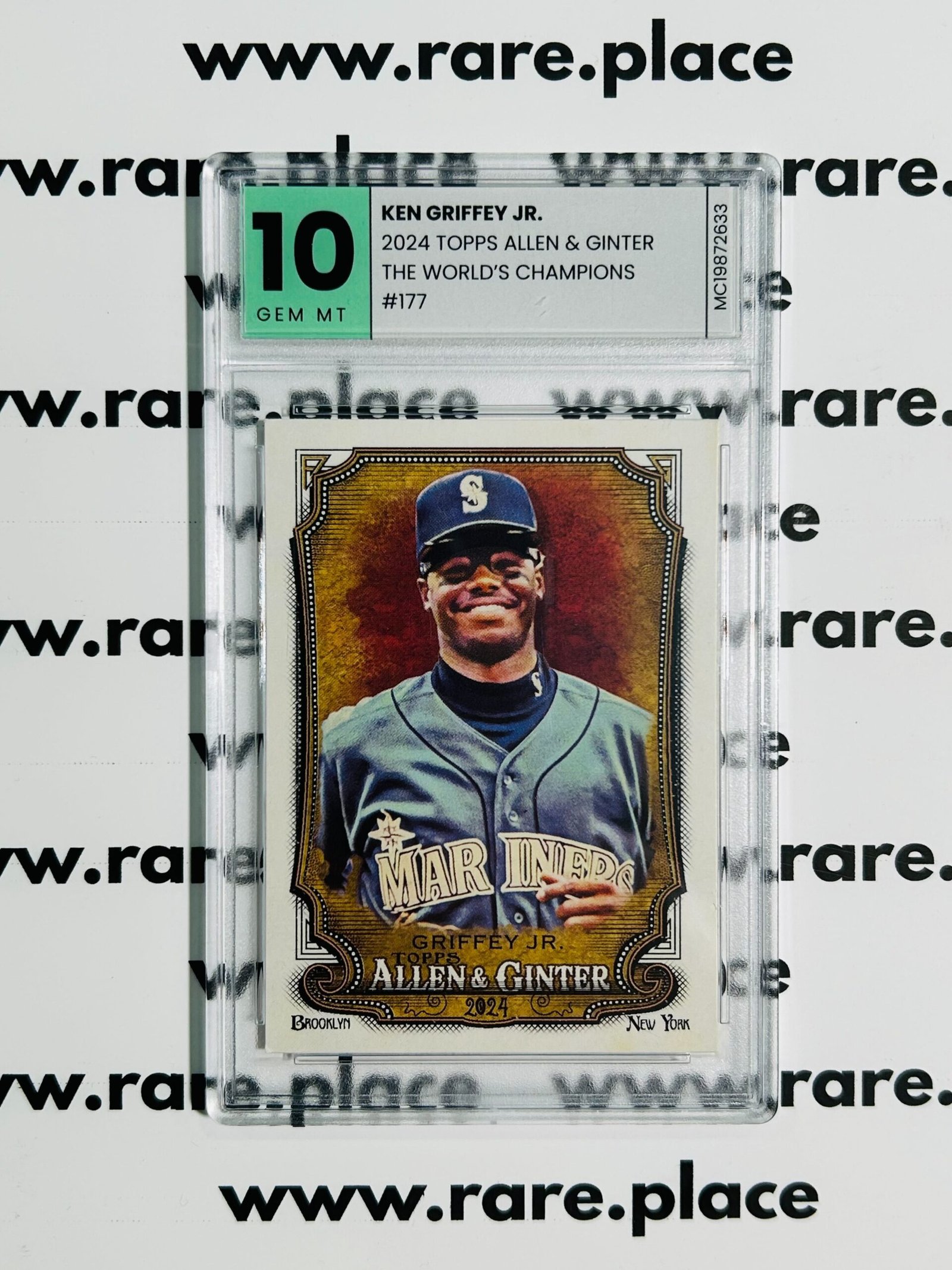 2024 Topps Allen & Ginter Ken Griffey Jr. The World's Champions #177 GEM MINT 10