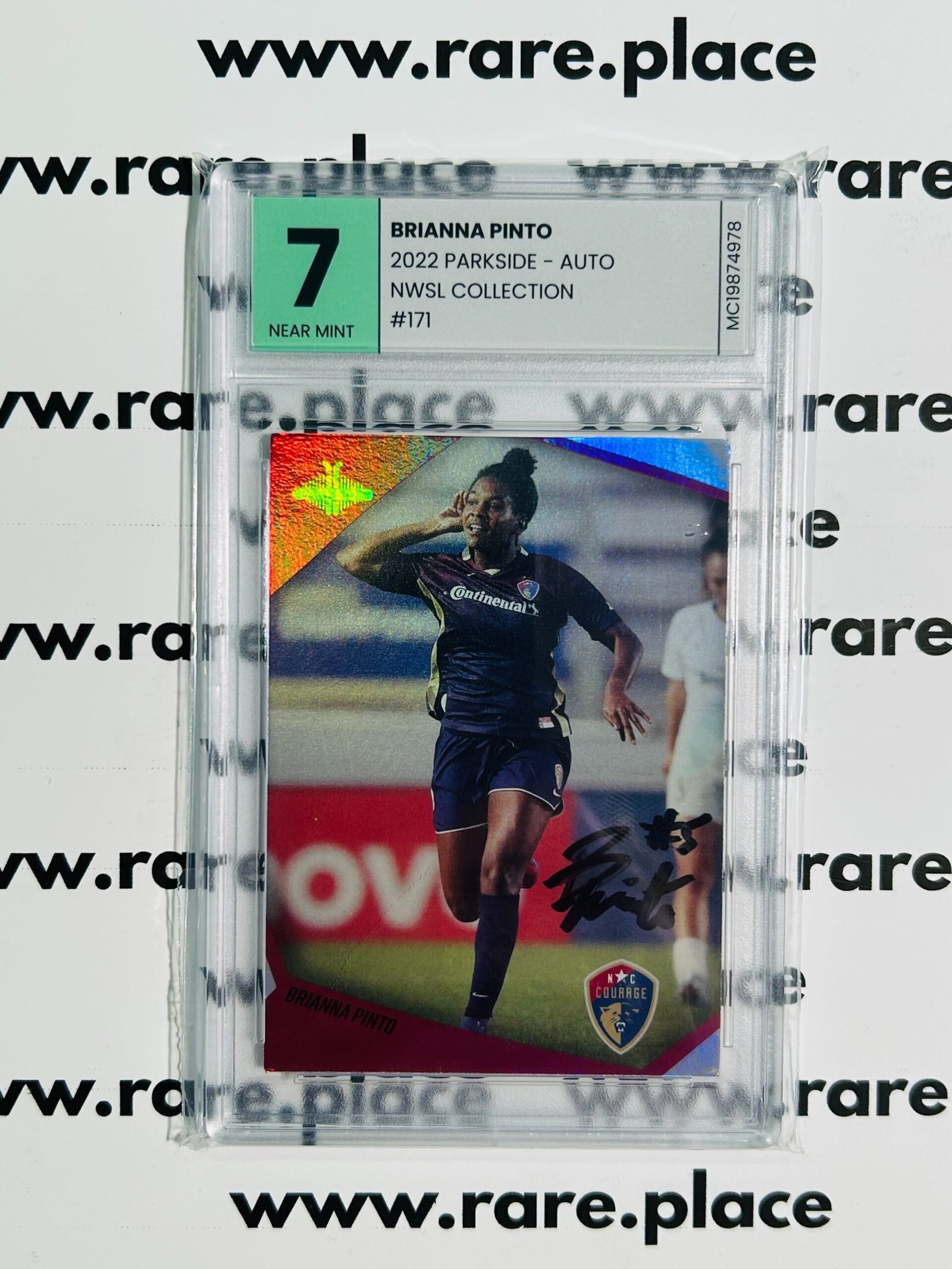 2022 Parkside – Auto Brianna Pinto NWSL Collection #171 NEAR MT-MT 7
