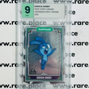 2025 Topps Chrome Radical Rabbit Veefriends First Chrome #39 MINT 9
