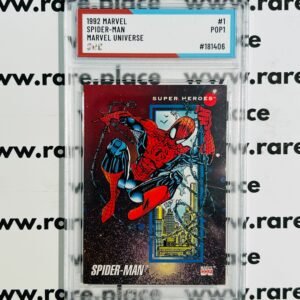 1992 Marvel Spider-Man Marvel Universe #1 SOC POP1
