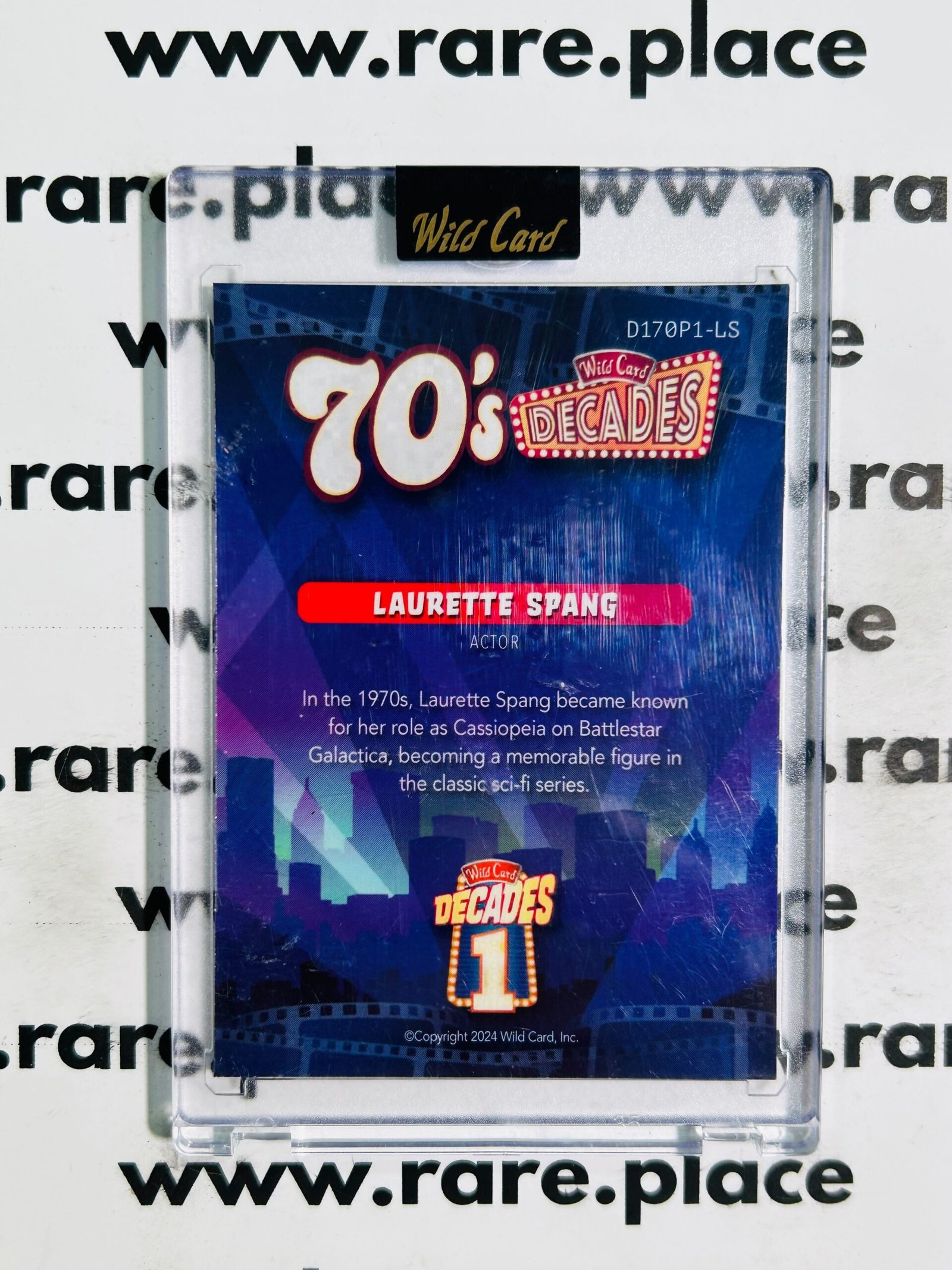 2024 Wild Card Decades Laurette Spang 70's #D170P1-LS 1/1 - Image 2