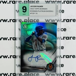 2022 Topps Bowman Jaylen Palmer Bowman Platinium Baseball #TOP-74 MINT 9