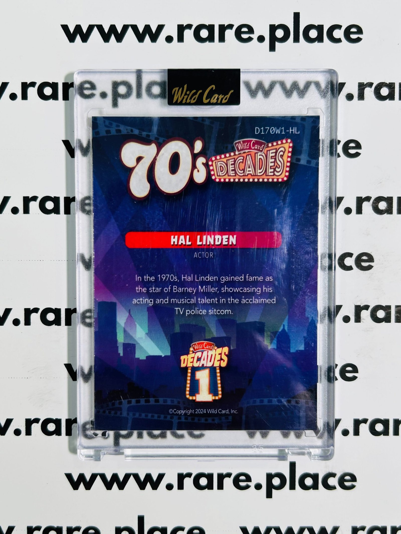 2024 Wild Card Decades Hal Linden 70's #D170W1-HL 1/1 - Image 2
