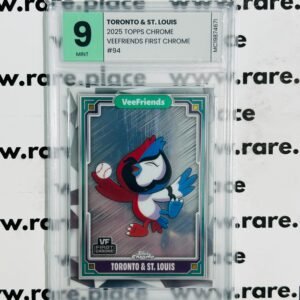 2025 Topps Chrome Toronto & St. Louis Veefriends First Chrome #94 MINT 9