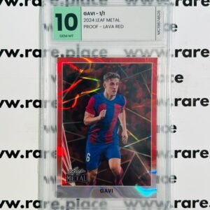 2024 Leaf Metal Gavi 1/1 Proof Lava Red GEM MINT 10