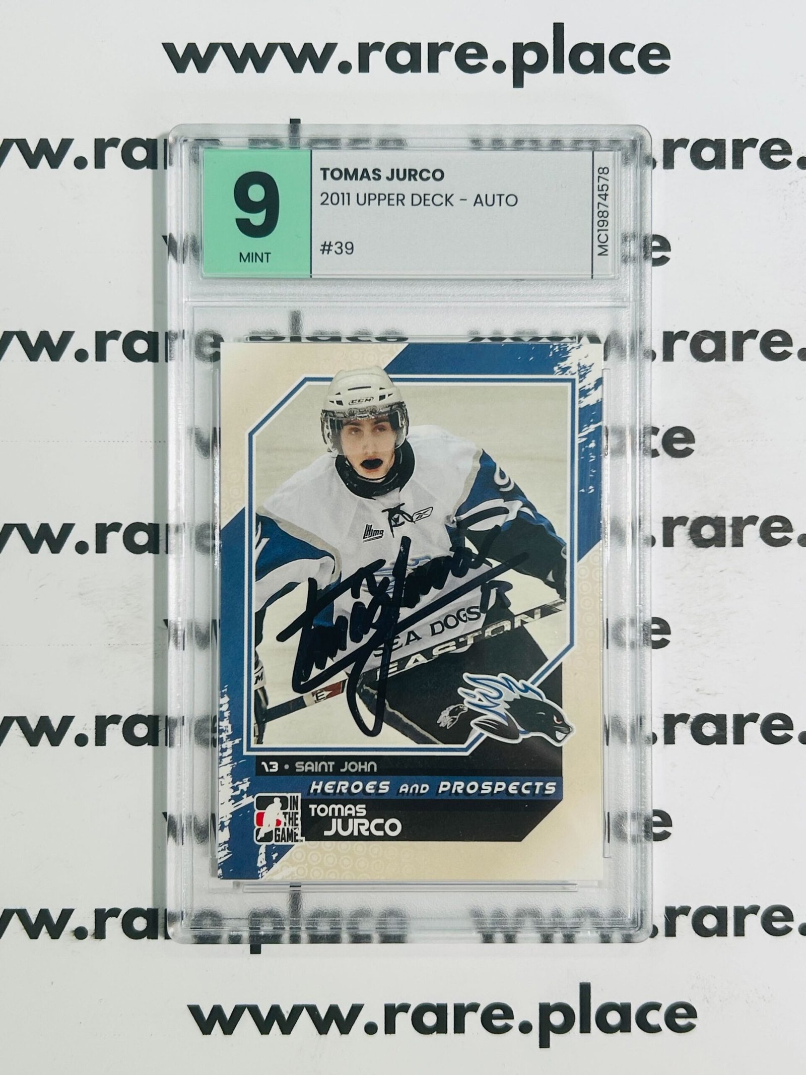 2011 Upper Deck - Auto Tomas Jurco #9 MINT 9