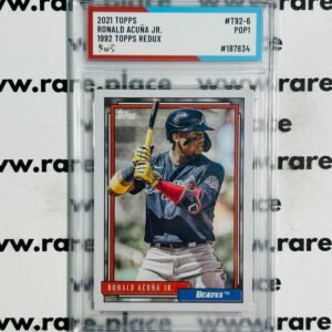 2021 Topps Ronald Acuña Jr. 1992 Topps Redux #T92-6 SOC POP 1