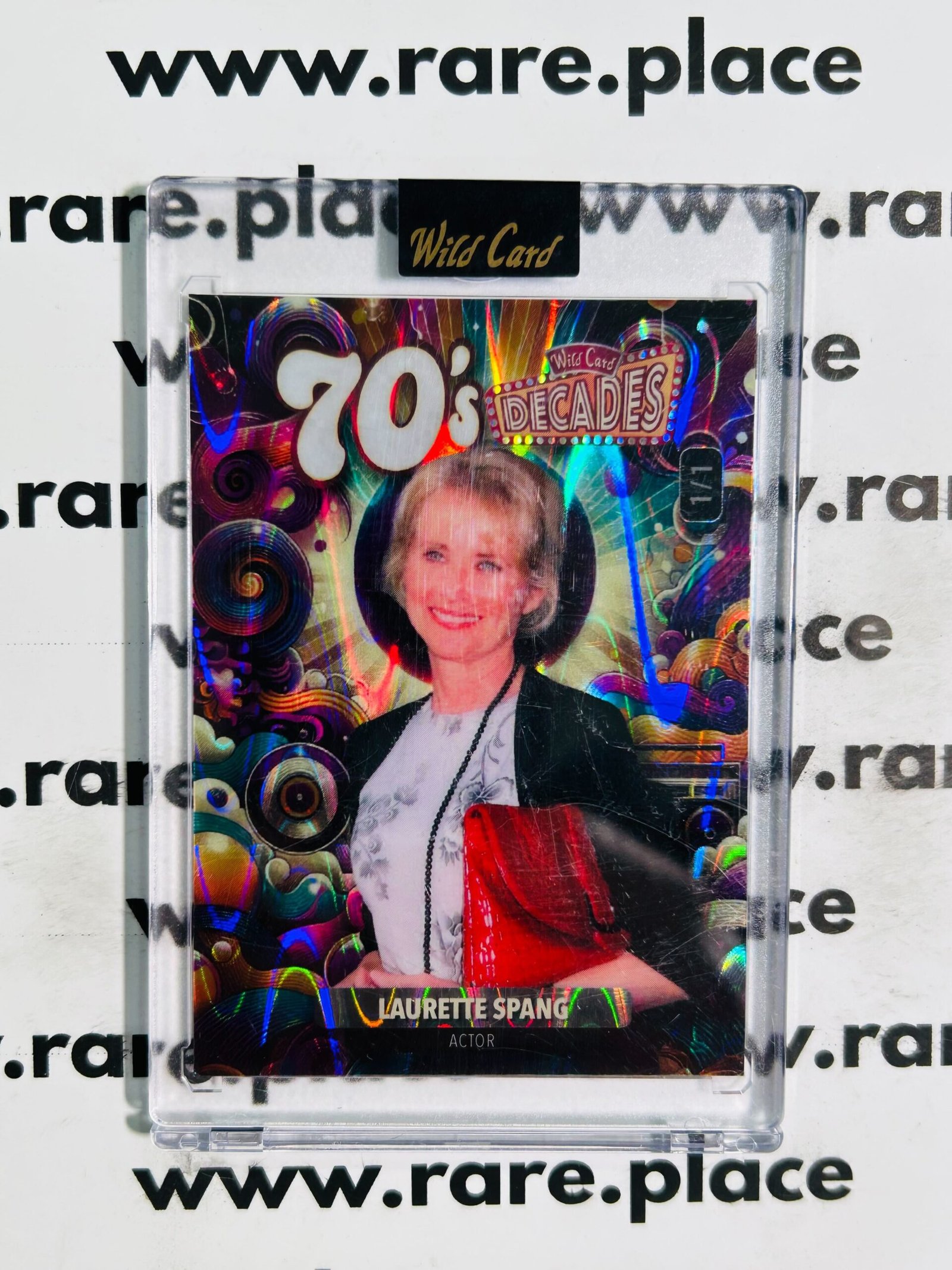 2024 Wild Card Decades Laurette Spang 70's #D170P1-LS 1/1