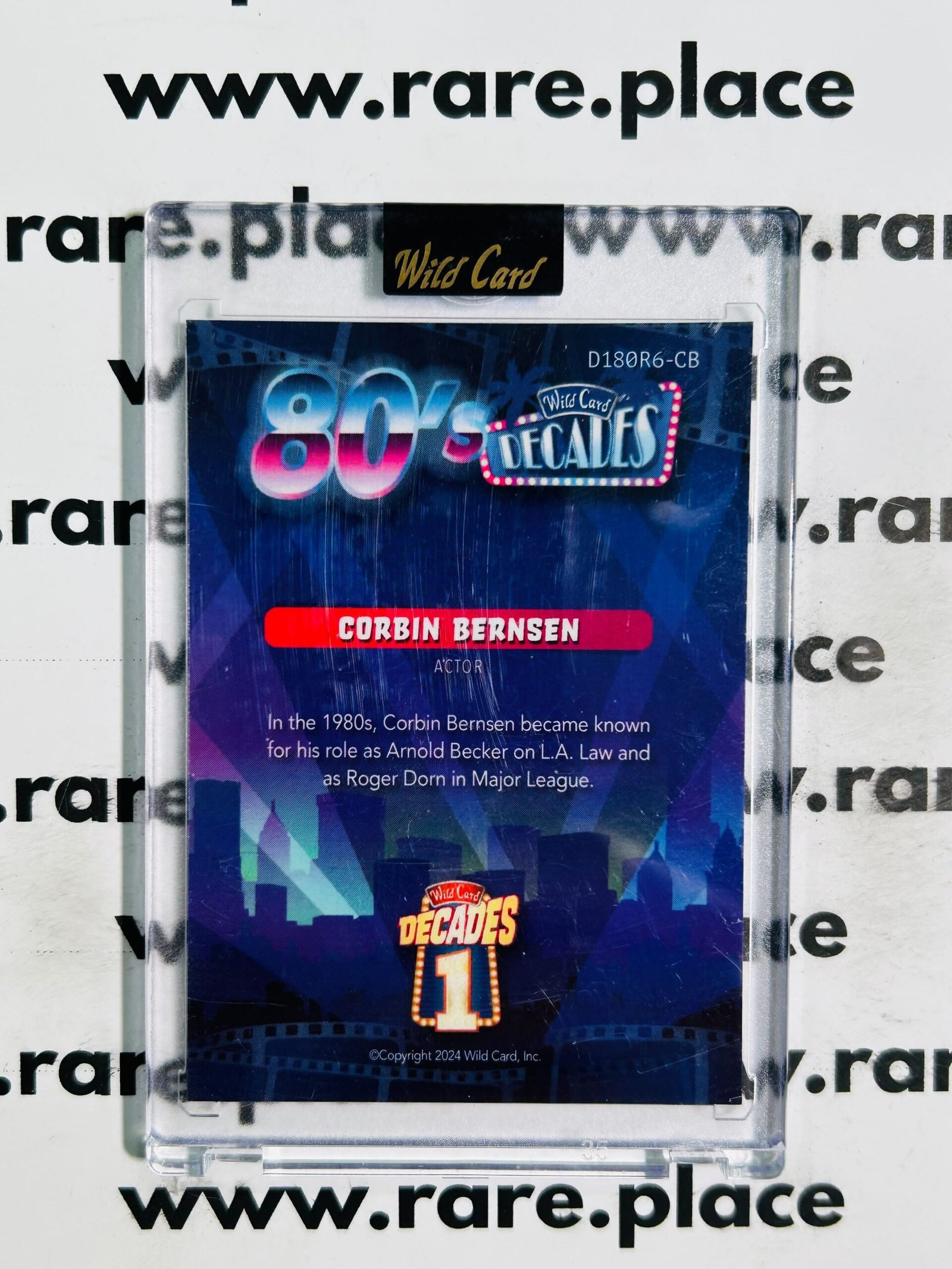 2024 Wild Card Decades Corbin Bernsen 80's #D180R6-CB 1/1 - Image 2