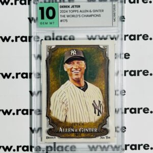 2024 Topps Allen & Ginter Derek Jeter The World's Champions #175 GEM MINT 10