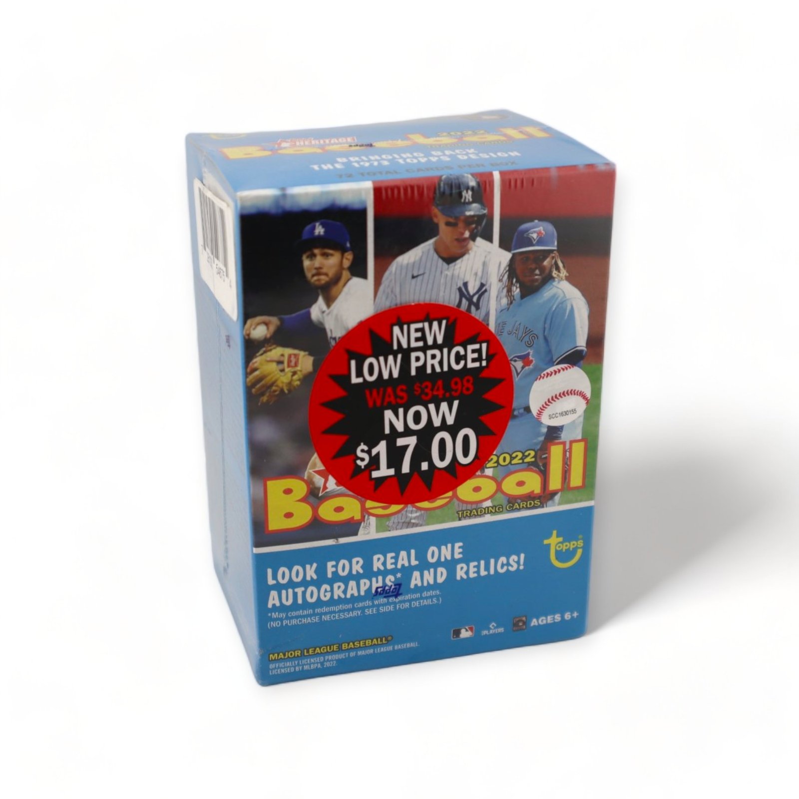 2022 TOPPS Heritage Baseball Hobby Box - Wax Sealed Box - Image 3
