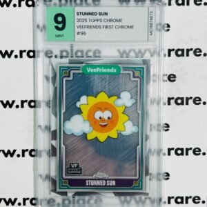 2025 Topps Chrome Stunned Sun Veefriends First Chrome #96 MINT 9