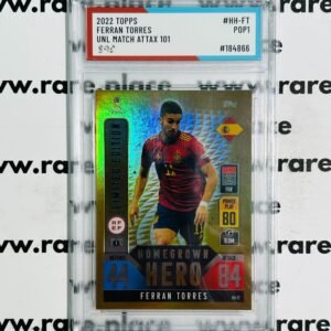 2022 Topps Ferran Torres Unl Match Attax 101 #HH-FT SOC POP1
