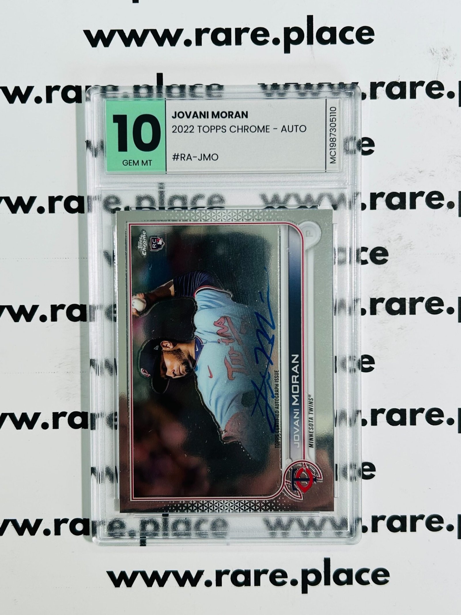 2022 Topps Chrome - Auto Jovani Moran #RA-JMO GEM MT 10