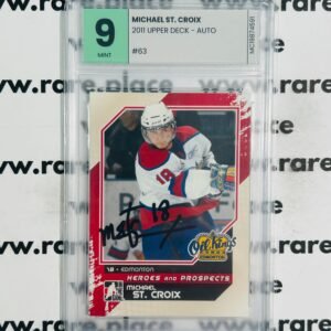 2011 Upper Deck - Auto Michael ST. Croix #63 MINT 9