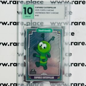 2025 Topps Chrome Capable Carterpillar Veefriends First Chrome #40 GEM MINT 10
