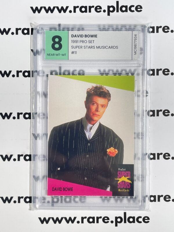 1991 PRO SET DAVID BOWIE SUPER STARS MUSICARDS #11 MCG 8