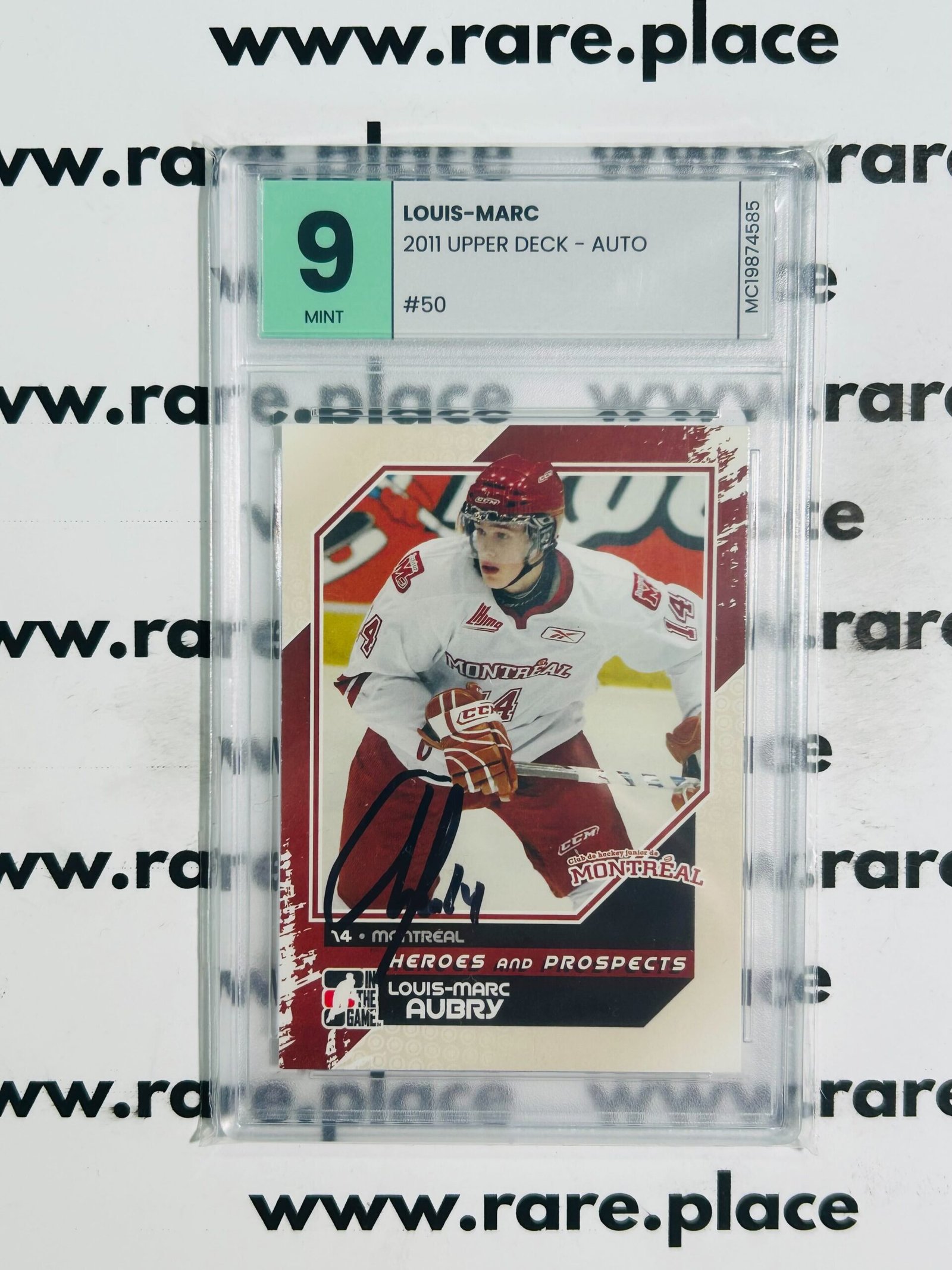 2011 Upper Deck - Auto Louis-Marc #50 MINT 9