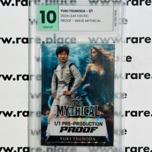 2024 Leaf Exotic – Yuki Tsunoda 1/1 Proof Wave Mythical GEM MINT 10