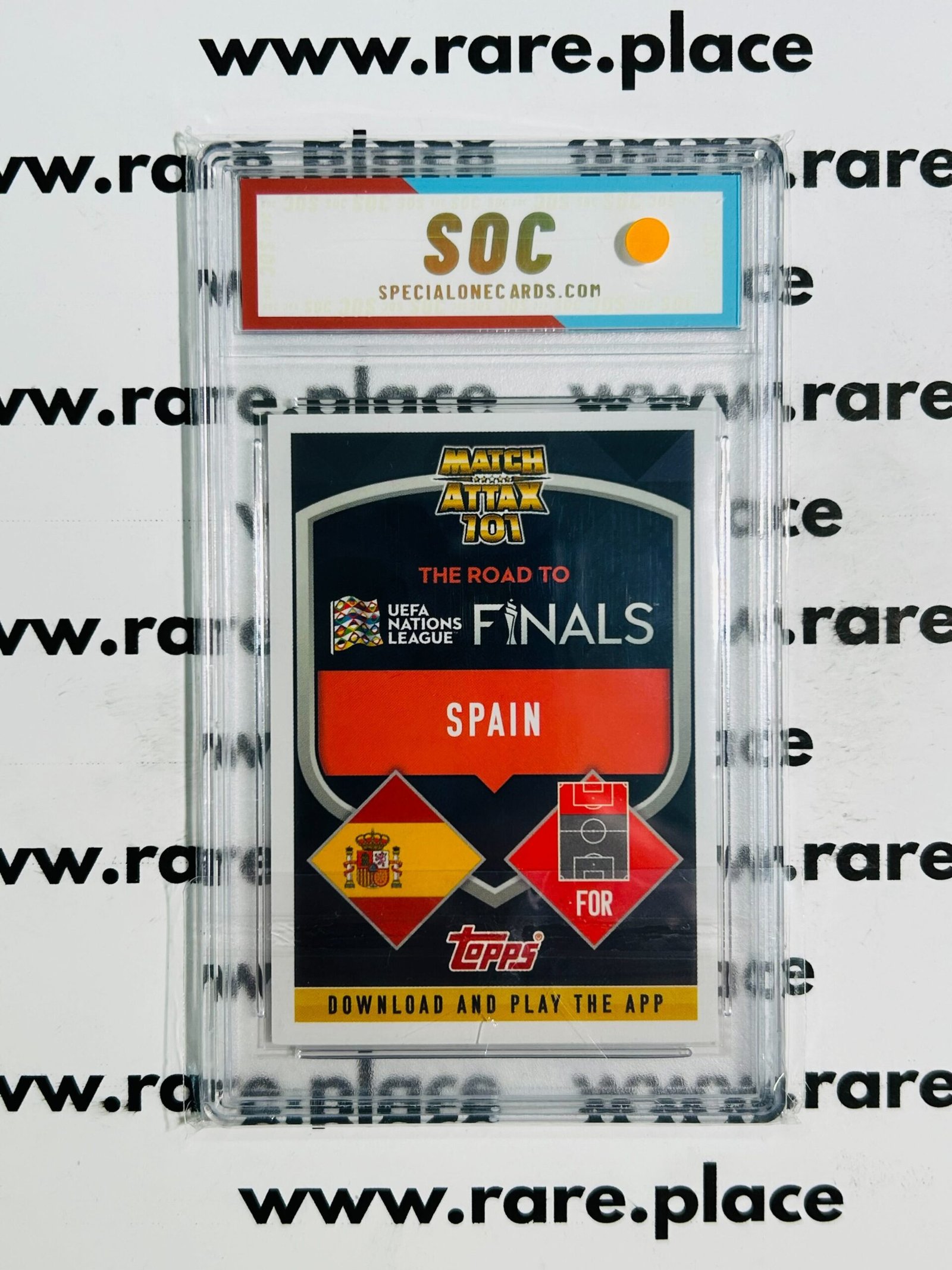 2022 Topps Ferran Torres Unl Match Attax 101 #HH-FT SOC POP1 - Image 2