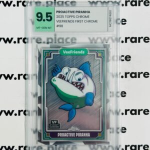 2025 Topps Chrome Proactive Piranha Veefriends First Chrome #98 MT-GEM MT 9.5