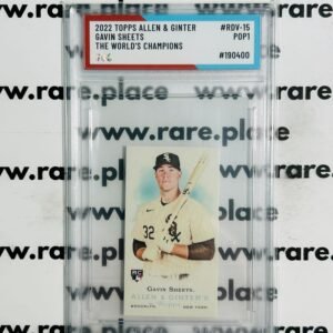 2022 Topps Allen & Ginter Gavin Sheets The World’s Champions #RDV-15 SOC POP 1
