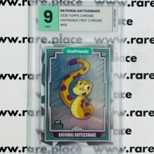 2025 Topps Chrome Rational Rattlesnake Veefriends First Chrome #66 MINT 9