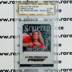 2024 Leaf Pop Century Carmen Electra Pre-Production Proof – KLDSCP White 1/1 SOC POP1