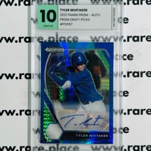 2021 Panini Prizm – Auto Tyler Whitaker Prizm Draft Picks #PDP87 GEM MINT 10