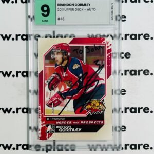 2011 Upper Deck - Auto Brandon Gormley #48 Mint 9